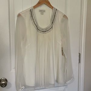 NWT Coldwater Creek Ivory Top